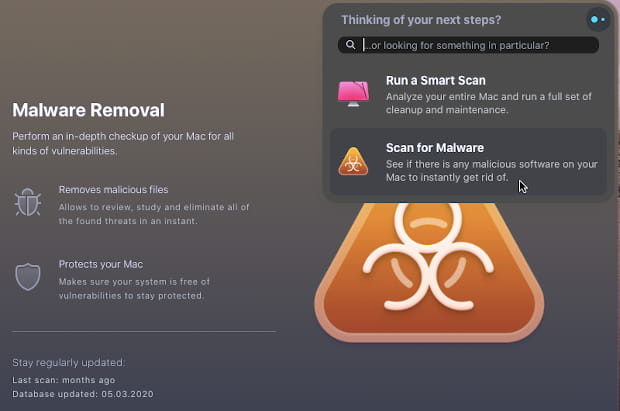 what files do you look at mac for malware